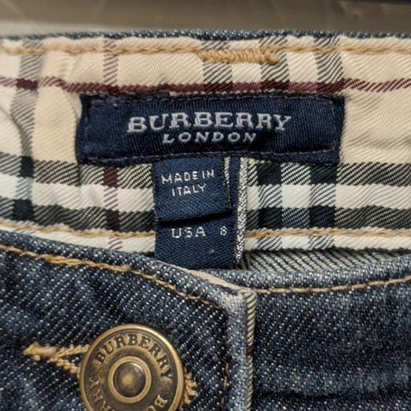 Burberry London Nova Check Stripe Jeans